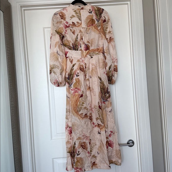 Zimmermann Ascension Plunge Maxi Dress Floral Print - Picture 7 of 9